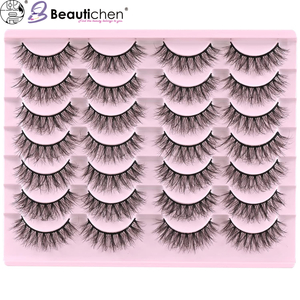 Beautichen Пучковые накладные ресницы «Fairy Lash» — одиночные кластеры, натуральный эффект, лёгкая густота, эффект «родных» ресниц