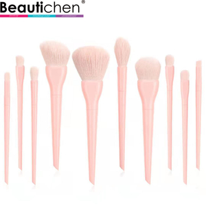 Beautichen Набор из 8 кистей для макияжа — светло-розовые, мягкий синтетический ворс