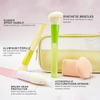 Beautichen Набор кистей для макияжа с косметичкой — 14 шт., разноцветные кисти с мягким ворсом