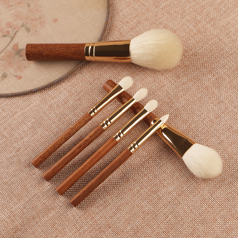 Beautichen набор кистей для макияжа — мини, 6 шт., деревянная ручка