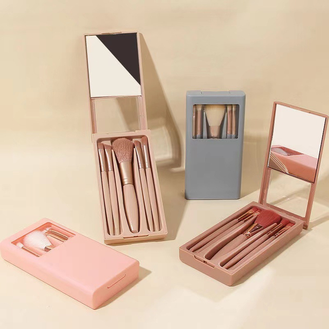 Beautichen Набор кистей для теней 5 шт с зеркалом