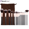 Beautichen Набор кистей для макияжа 16 шт розовое золото